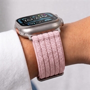 Cinturino sportivo in nylon Tech-Protect - Apple Watch 8/9/10/11/SE/Ultra - 44/45/46/49mm - Rosa chiaro