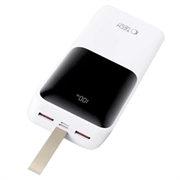 Tech-Protect PB03 Banca di potenza 30000mAh - 22.5W - Bianco