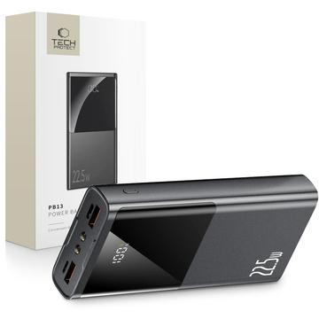 Tech-Protect PB13 20000mAh Power Bank con torcia - 22.5W PD 3.0, QC 3.0 - Grigio