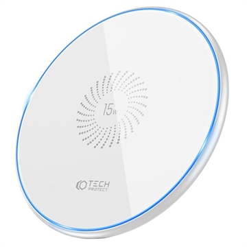 Caricabatterie Wireless Universale Tech-Protect QI15W-C1 - 15W - Bianco