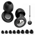 Tappi auricolari in silicone Tech-Protect QuietFit con filtro acustico - Nero
