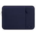 Custodia per laptop Tech-Protect Sleevy con tasca laterale - 13-14" - Blu navy
