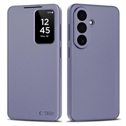 Custodia Flip con slot per schede Samsung Galaxy S26+ Tech-Protect Smart Clear View - Viola