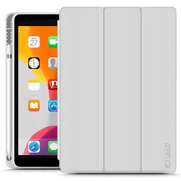 iPad 10.2 2019/2020/2021 Tech-Protect SmartCase Pen Folio Case - Grigio Chiaro