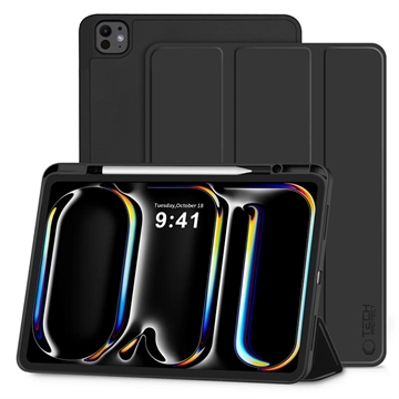 Custodia Folio Tri-Fold Tech-Protect SmartCase Pen per iPad Pro 11 2024/2025 - Nera