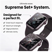 Apple Watch Series 12 Tech-Protect Supreme Set Pellicola protettiva - 42mm - 3 pz. - Trasparente