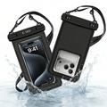 Tech-Protect UWC7 Custodia universale impermeabile galleggiante da 6.9" - Nero