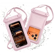 Tech-Protect UWC7 Custodia universale impermeabile galleggiante da 6.9" - Rosa