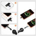 Tech-Protect UrbanLoop: supporto antifurto per telefono con cavo in acciaio retrattile - Nero