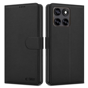 Custodia a portafoglio con magnete e supporto Tech-Protect per Motorola Edge 70 Fusion/70 Fusion+ - Nera