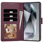 Custodia a portafoglio con magnete e supporto Tech-Protect per Samsung Galaxy A57 - Gelso