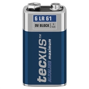 Batteria alcalina Tecxus 6LR61/9V
