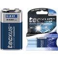 Batteria alcalina Tecxus 6LR61/9V