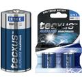 Batterie alcaline Tecxus LR14/C 1.5V - 2 pezzi.