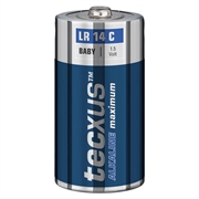 Batterie alcaline Tecxus LR14/C 1.5V - 2 pezzi.