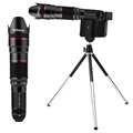 Obiettivo Telescopico per Fotocamera Zoom Ottico 8X Universale con treppiedi