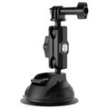 Telesin TE-SUC-012 Supporto a ventosa per telefono e action camera - Nero