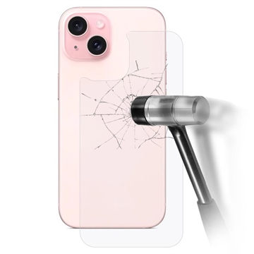 Proteggi Cover Posteriore per iPhone 15 - 9H - Trasparente