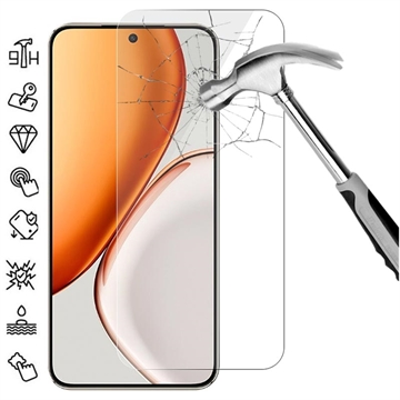 Protezione dello schermo in vetro temperato per Honor X70 - 9H - Case Friendly - Trasparente