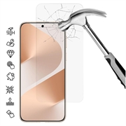 Protezione dello schermo in vetro temperato per Huawei Pura 80 - 9H - Case Friendly - Trasparente