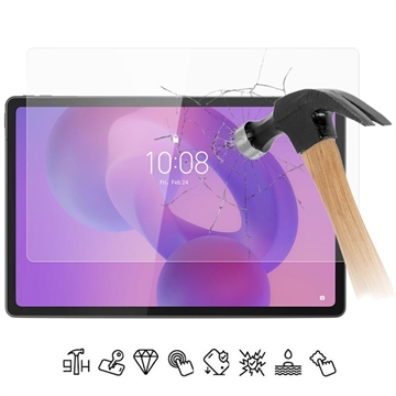 Protezione dello schermo in vetro temperato per Lenovo Idea Tab Plus - 9H - Case Friendly - Trasparente