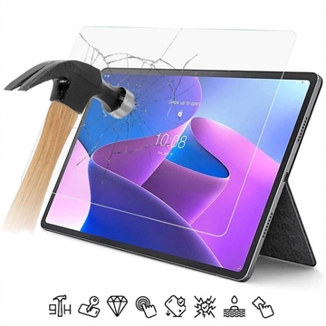 Pellicola salvaschermo in vetro temperato - 9H - per Lenovo Tab P12 Pro - Case Friendly - Trasparente