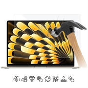 Pellicola salvaschermo in vetro temperato per MacBook Air 15" (2023) - 9H, 0,3 mm - Trasparente