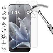 Protezione dello schermo in vetro temperato per Motorola Edge 70 - 9H - Case Friendly - Trasparente