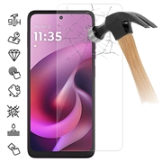 Protezione dello schermo in vetro temperato per Motorola Moto G (2026) - 9H - Case Friendly - Trasparente