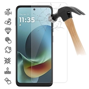 Protezione dello schermo in vetro temperato per Motorola Moto G Play (2026) - 9H - Case Friendly - Trasparente