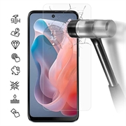 Proteggi Schermo in vetro temperato Motorola Moto G04 - 9H - Case Friendly  - Trasparente