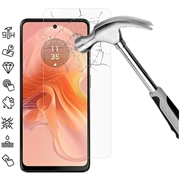 Proteggi Schermo in vetro temperato Motorola Moto G04s - 9H - Case Friendly  - Trasparente