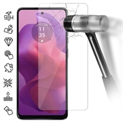Pellicola salvaschermo in vetro temperato per Motorola Moto G24 - Case Friendly - Trasparente