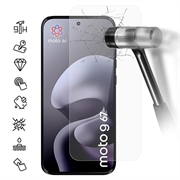 Protezione dello schermo in vetro temperato per Motorola Moto G67 - 9H - Case Friendly - Trasparente