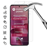 Protezione dello schermo in vetro temperato per Motorola Moto G77 Power - 9H - Case Friendly - Trasparente