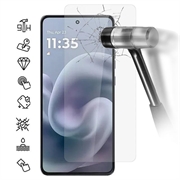 Protezione dello schermo in vetro temperato per Motorola Moto G86 Power - 9H - Case Friendly - Trasparente