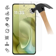 Protezione dello schermo in vetro temperato per Motorola Moto G86 - 9H - Case Friendly - Trasparente