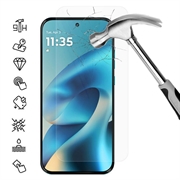 Protezione dello schermo in vetro temperato per Motorola Moto G67/G77/G87 - 9H - Case Friendly - Trasparente