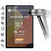 Protezione dello schermo in vetro temperato per Motorola Moto Pad 60 Pro - 9H - Case Friendly - Trasparente