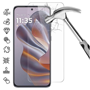 Pellicola Schermo in Vetro Temperato per Motorola Moto S50 - Case Friendly - Trasparente
