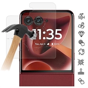 Protezione dello schermo in vetro temperato per Motorola Razr 70 Ultra - 9H - Case Friendly - Trasparente