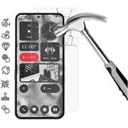 Pellicola salvaschermo in vetro temperato per Nothing Phone (2a)/(2a) Plus - Case Friendly - Trasparente