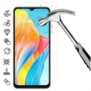 Pellicola salvaschermo in vetro temperato - 9H - Oppo A18 - Case Friendly - Trasparente