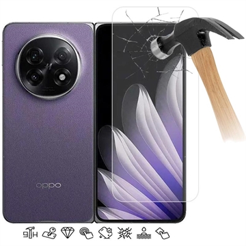 Protezione dello schermo in vetro temperato per Oppo Find N5 - 9H - Case Friendly - Trasparente