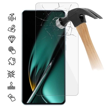 Pellicola Schermo in Vetro Temperato per Oppo K11 - Case Friendly - Trasparente