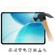 Protezione dello schermo in vetro temperato per Oppo Pad 6 - 9H - Case Friendly - Trasparente