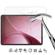 Protezione dello schermo in vetro temperato per Oppo Pad Air5 - 9H - Case Friendly - Trasparente