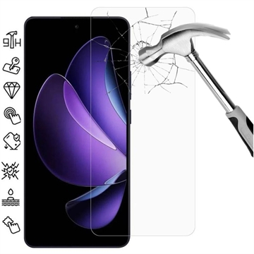 Pellicola Schermo in Vetro Temperato per Oppo Reno13 F - Case Friendly - Trasparente