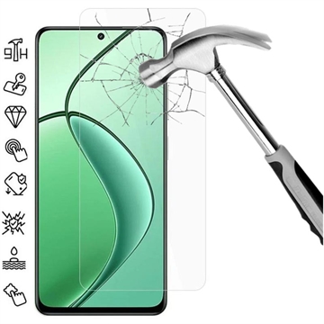 Proteggi Schermo in vetro temperato Realme 12x - 9H - Case Friendly  - Trasparente