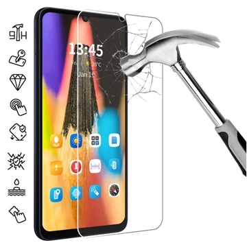 Pellicola Schermo in Vetro Temperato per Samsung Galaxy A06 - Case Friendly - Trasparente